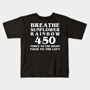 Breathe Sunflower Rainbow Kids T-Shirt